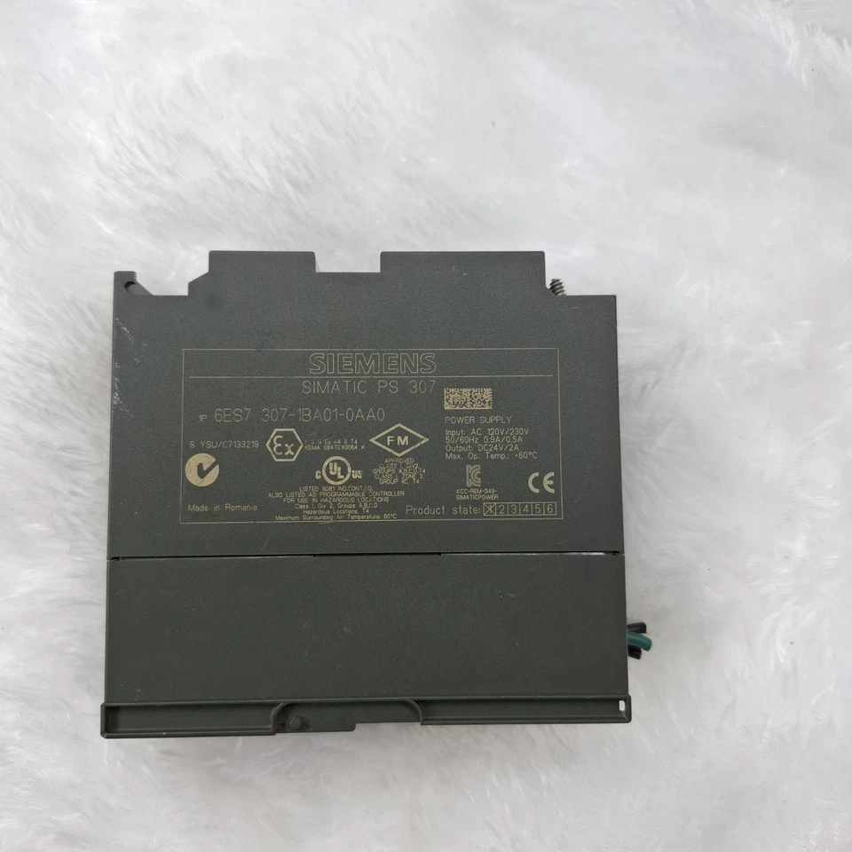 SIEMENS SIMATIC PS 307 6ES7 307-1BA01-0AA0 POWER SUPPLY 6ES73071BA010AA0